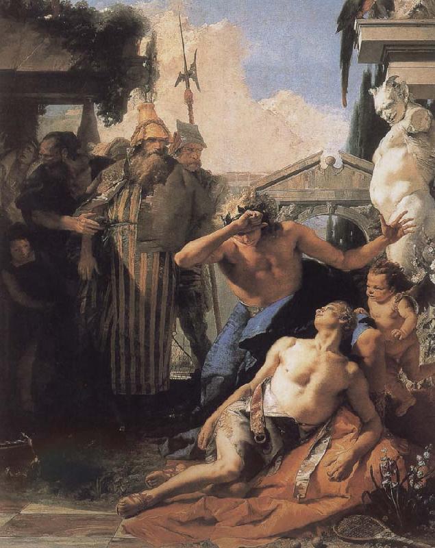 Giovanni Battista Tiepolo Lantos s death oil painting picture